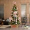Glitzhome® Merry Christmas Wood Crate Tree Collar